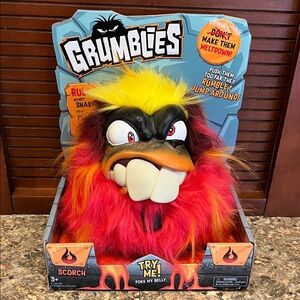 NEW! Grumblies Scorch Interactive Toy